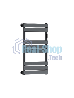 Полотенцесушитель дизайнерский электрический BAU Spectrum Gun Grey 94х50, подключение справа, темно-