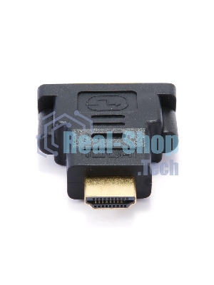 Переходник Gembird Переходник HDMI-DVI 19M/25F, золотые разъемы, пакет