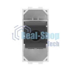Компьютерная розетка RJ-45 кат.5Е (разъем PcNet), белая, 1мод. ДКС 76654B