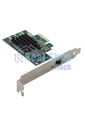 Сетевой адаптер ExeGate EXE-BCM5721 (PCI-E x1, порт 1xRJ45, 10/100/1000Mbps, Gigabit Chipset Broadcom BCM5721)