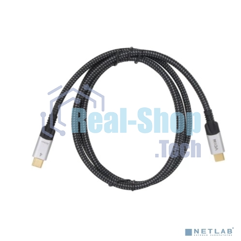 Кабель USB4 TypeC(M)--TypeC(M), 5K@60Hz, 8K@30Hz 40Gbps, PD 240W, VCOM, 1.5м CU560-1.5M