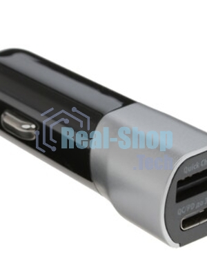 Автомобильное зарядное устройство Qumo PD (Charger 0080), Type C, черный