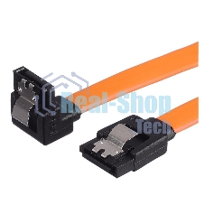 Кабель а/в GoPower Длина 0.5 м Разъемы SATA (m)-SATA (m) черный/оранжевый