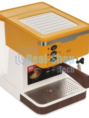 Кофеварка эспрессо BQ CM2006 желтый, исп. кофе - молотый, 1.7 л, 850 Вт, 20 бар