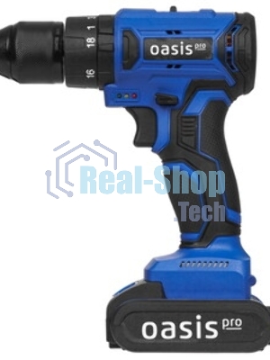 Дрель-шуруповерт Oasis ASU-14V Pro, 14,4 В, 2 Ач, 45 Нм, бесщеточный, ударный