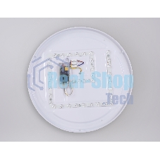Потолочный светодиодный светильник Ambrella light FZ1324 BK/LWD черный/светлое дерево IP20 41W 3000-6400K D390*70 (ПДУ ИК)