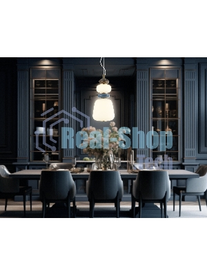 Светильник Ambrella light LH53162 SB/WH бронза/белый 12W 3000K D170*1510