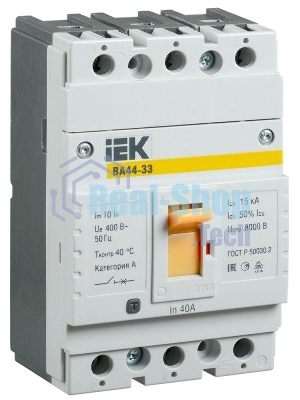 Авт. выкл. Iek SVA4410-3-0040 ВА44 33 3Р 40А 15кА