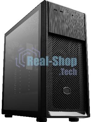 Компьютерный корпус без блока питания Cooler Master Elite 500, 2xUSB3.2, 1x120Fan, w/o PSU, Black, w/o ODD, Window TG left panel, ATX