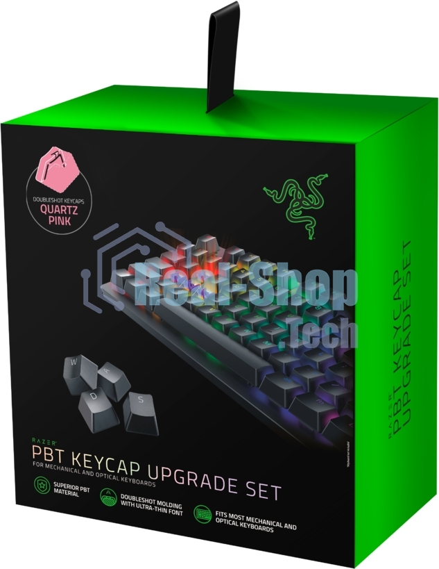 Клавиши Razer PBT Keycap Upgrade Set - Quartz Pink
