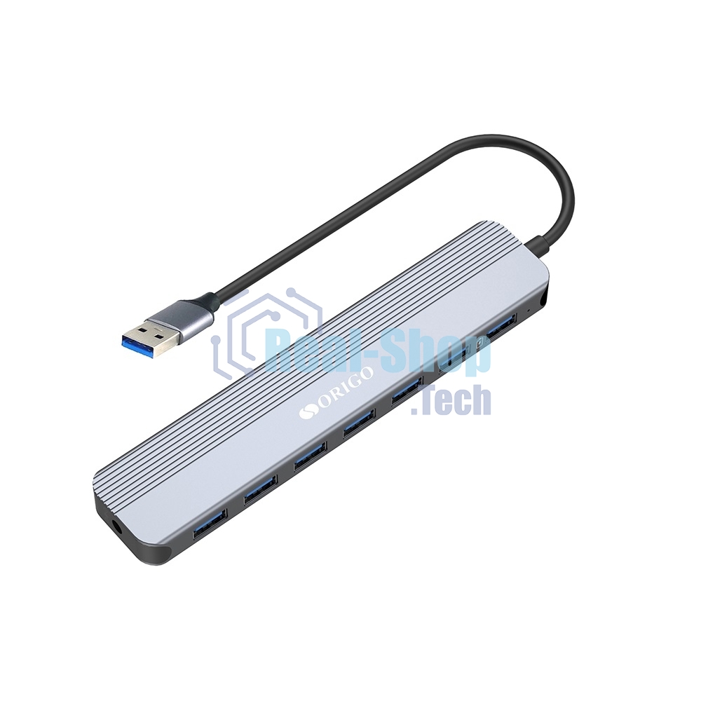 Концентратор USB-A ORIGO OU2270P/A1A с 7 портами USB 3.0 (1 порт быстрой зарядки)