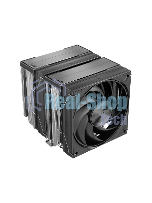 Кулер для процессора SAMA A60E (265W, 4-pin PWM, 156.5mm, 6x6mm, 2x120мм, 78CFM, 29dBA, 2200RPM, S: 1851/1700/1200/115X, AM5/AM4, серебристый)