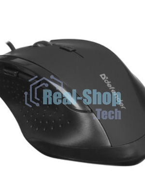 Мышь проводная Defender Accura MM-362 черный, 1600 dpi, USB, кнопки - 6