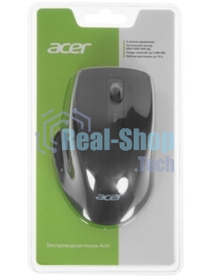 Мышь беспроводная Acer OMR150 черный, 1600 dpi, радиоканал, USB, кнопки - 6