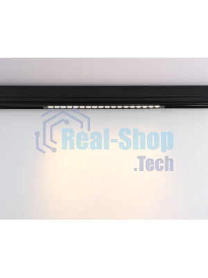 Управляемый светодиодный светильник для шинопровода Magnetic Ambrella light GL1314 BK черный IP20 24W 3000K-6400K 220V 24° 455*25*42 (Без ПДУ)