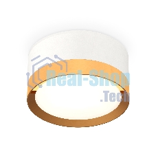 Светильник Ambrella Light XS8101005 SWH/PYG белый песок/золото желтое полированное GX53 (C8101, N8124)