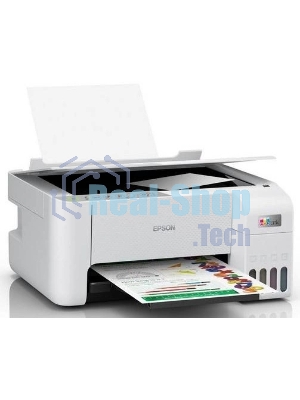 МФУ струйное Epson L3256 (C11CJ67407/C11CJ67414/C11CJ67421/C11CJ67519/C11CJ67504/C11CJ67524/C11CJ67516), A4 цветное, печ. до 10 стр/мин. (ч/б) до 5 стр/мин. (цвет), 1440 x 5760 dpi (печать) 1200x2400dpi (скан.), USB, Wi-Fi