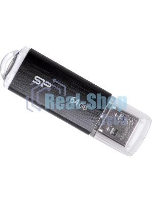 Флешка USB Silicon Power R/W 64Gb Ultima U02 SP064GbUF2U02V1K USB 2.0 черный