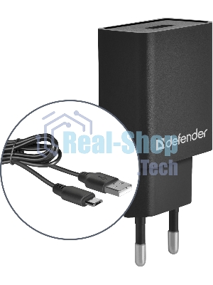 Сетевой адаптер Defender 1xUSB,5V/2.1А, кабель micro-USB (UPC-11)