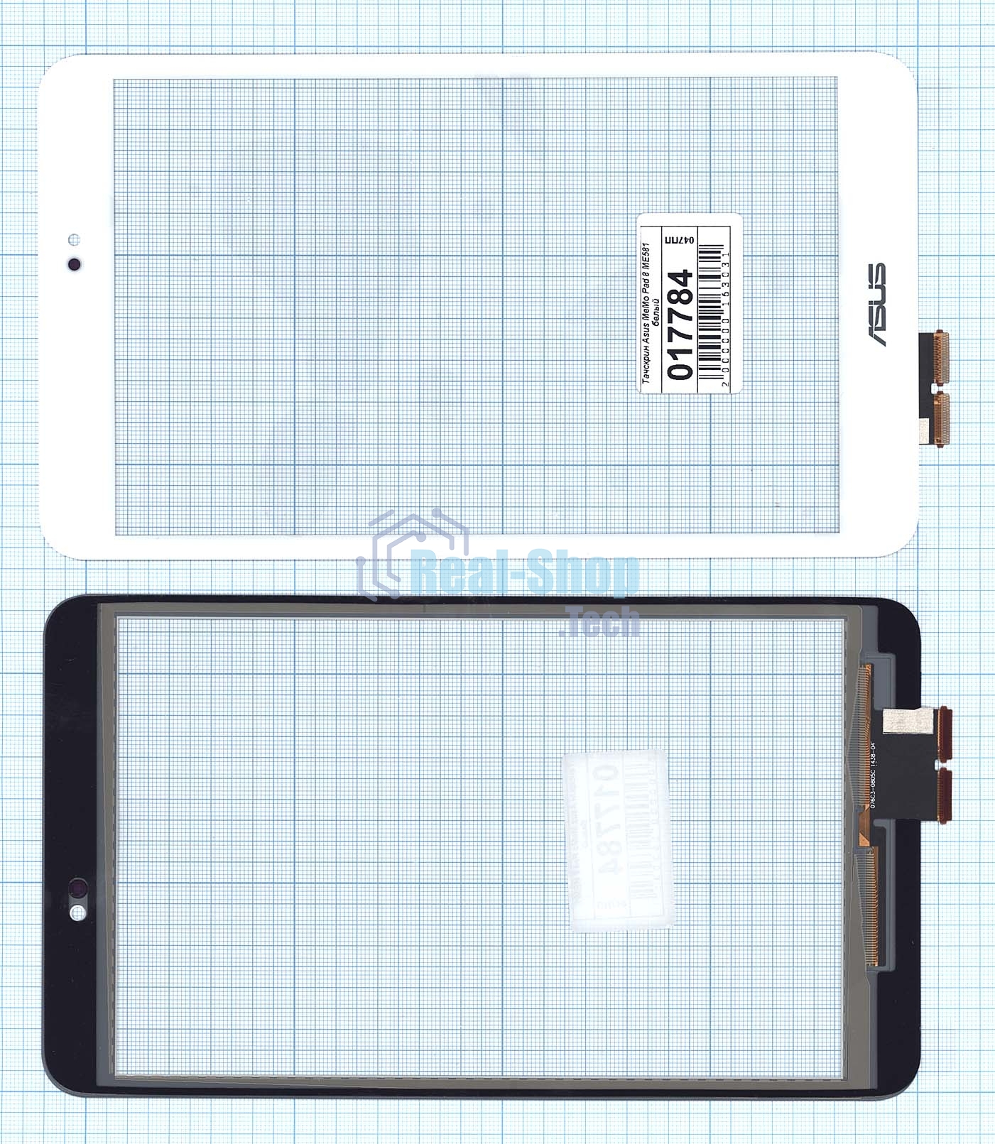Сенсорное стекло (тачскрин) для Asus MeMO Pad 8 ME581 белое