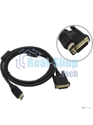 Кабель HDMI AM/DVI(24+1)M, 1.8м, CU, 1080P@60Hz, 2F, VCOM CG484GD-1.8M