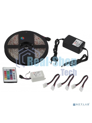 Комплект светодиодной ленты ЭРА 5050kit-14,4-60-12-IP65-RGB-5m