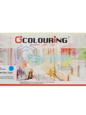 Картридж лазерный Colouring CG-CE321A голубой (1300 стр.) для принтеров HP LJ CP1525N/CP1525NW/CM1415/1415fnw