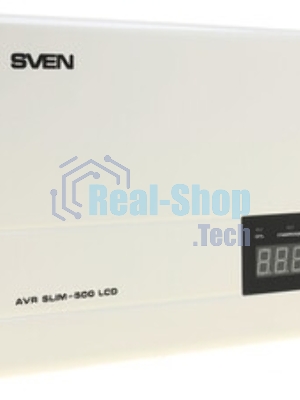Сетевой фильтр SVEN (Стабилизатор напряжения) AVR SLIM-500 LCD
