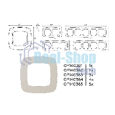 Рамка OMEGA Ecta (Серо-бежевый матовый) 3-ая OF140363