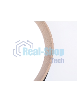 Потолочный светодиодный светильник Ambrella light FZ1326 BK/LWD черный/светлое дерево IP20 60W 3000-6400K D490*80 (ПДУ ИК)