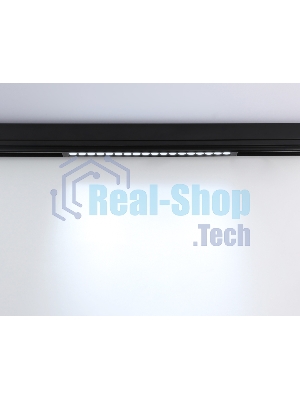 Управляемый светодиодный светильник для шинопровода Magnetic Ambrella light GL1314 BK черный IP20 24W 3000K-6400K 220V 24° 455*25*42 (Без ПДУ)