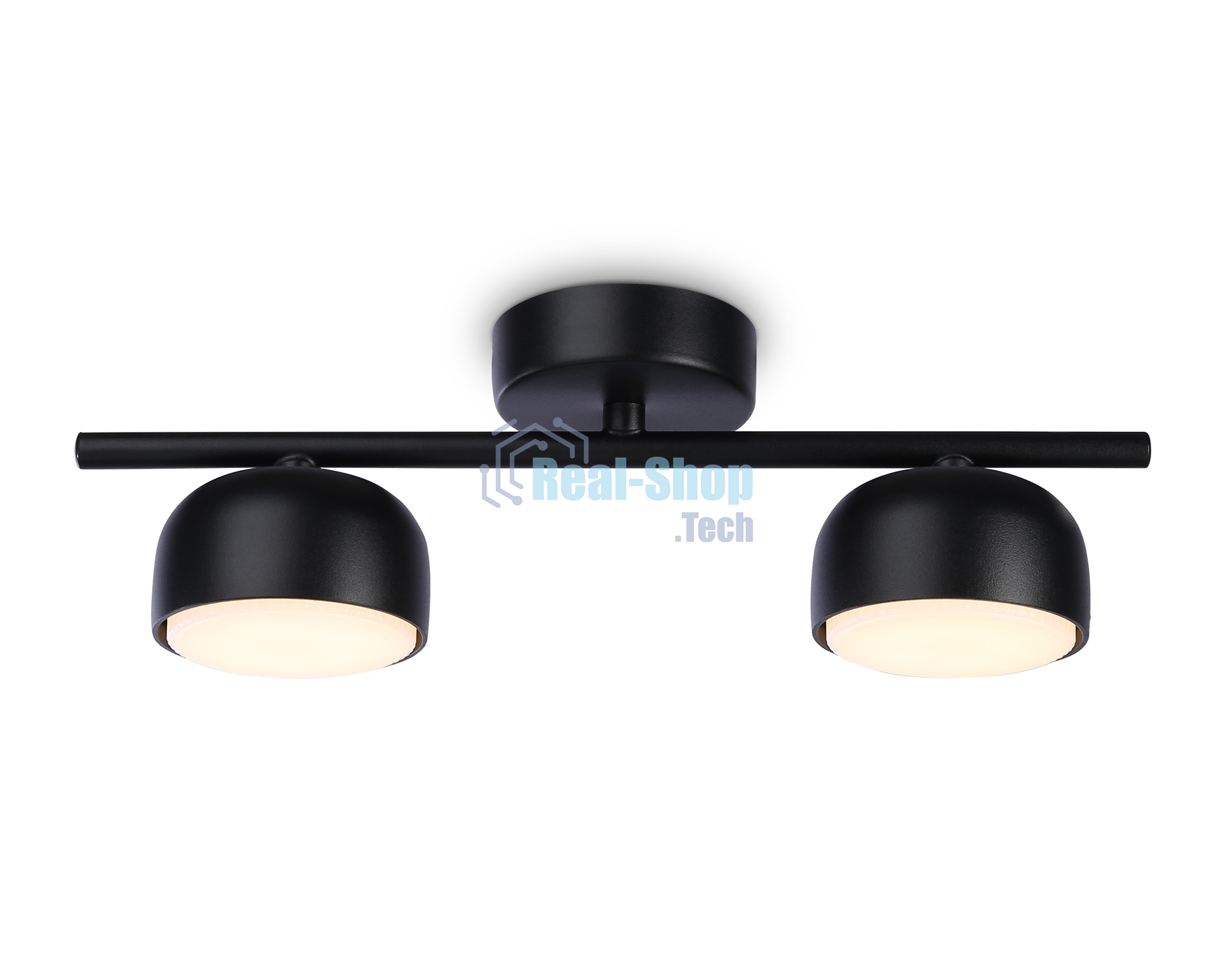 Светильник Ambrella light TN71024/2 BK черный GX53/2 max 12W 320*80*140