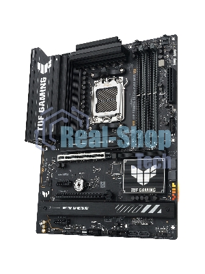 Материнская плата ASUS TUF GAMING B650E-PLUS WIFI, AM5, AMD B650, 4xDDR5, 4xSATA, 3xM.2, 1xPCIe 5.0 x16, 1xPCIe 4.0 x4, 2xPCIe 4.0 x1, 1xDisplayPort, 1xHDMI, 1x2.5Gb LAN, Wi-Fi 6E, Bluetooth 5.3, 1xUSB-C 20Gbps, 3xUSB-A 10Gbps, 6xUSB-A 2.0, 5x3.5 мм, 7.1, ATX