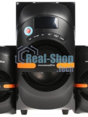 Акустическая система Dialog Progressive AP-210B BLACK 2.1, 30W+2*15W RMS, Bluetooth, USB+SD reader