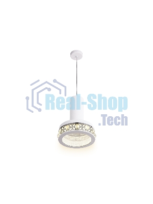 Светильник Ambrella light FA9488 WH/CH белый/хром 4200K 18W D200*590 (без ПДУ)