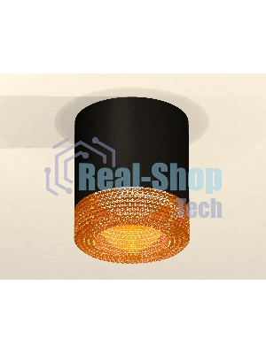 Светильник Ambrella Light XS7402014 SBK/CF черный песок/кофе MR16 GU5.3 (C7402, N7195)