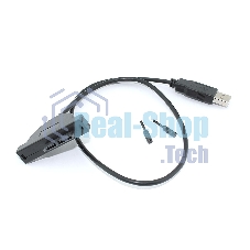 Переходник miniSATA на USB 2.0 на шнурке 50 см с индикаторами питания и чтения HDD