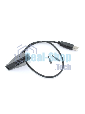 Переходник miniSATA на USB 2.0 на шнурке 50 см с индикаторами питания и чтения HDD