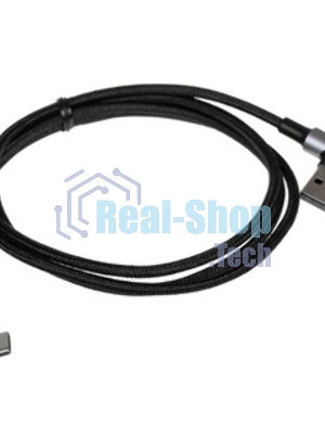 Кабель USB-A to Type-C, silica gel, 1м, 3A, 18W (gren)