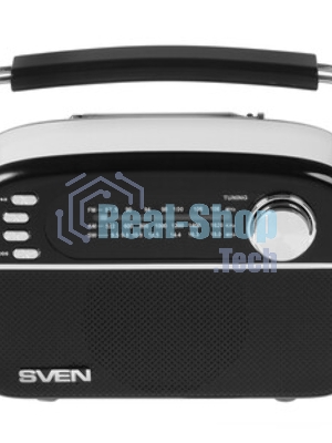 Радиоприемник SVEN SRP-505 (4 Вт, FM/AM/SW, USB, SD/microSD, Bluetooth, 1200 мА·ч)черный