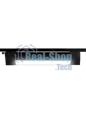 Трековый однофазный светодиодный светильник Ambrella light GL6661 BK черный LED 12W 4200K