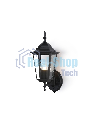 Уличный настенный светильник Ambrella light ST2010 BK/CL черный/прозрачный IP54 E27 max 40W 360*150*210