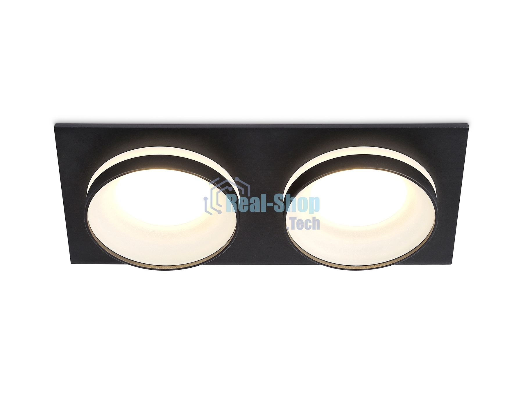 Светильник Ambrella light TN30712/2 BK черный GU5.3/2 182*92*36