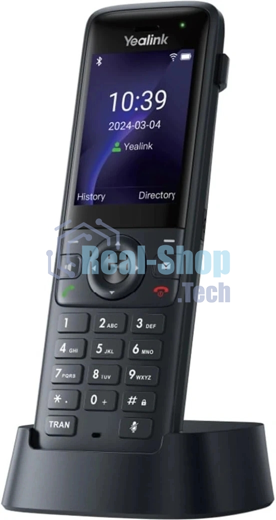 Беспроводной Wi-Fi SIP-телефон Yealink AX83H, экран 2.4