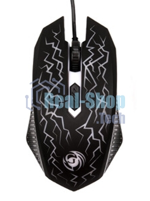 Мышь проводная Dialog Gan-Kata MGK-08U черный, 1600 dpi, USB, кнопки - 4