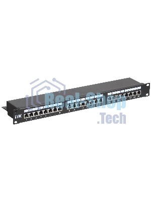 Патч-панель кат.5Е STP, 24 порта (IDC Dual) 1U патч-панель кат.5Е STP, 24 порта (IDC Dual)