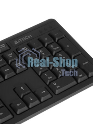 Комплект клавиатура+мышь A4Tech 3330N беспроводной, USB, 1200 DPI, чёрный
