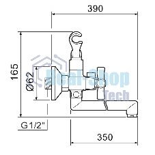 SL138-140P Смеситель для ванны