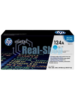 Картридж лазерный HP Q6001A голубой для Color LaserJet 2600 2000 стр.