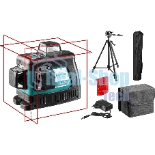 Уровни лазерные KRAFTOOL 34640-3  ''ll-3d-3'' 360 градусов 20м / 70м детектор
